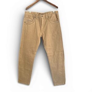 Massimo Dutti Beautiful Soft Brown Pants with awesome stitching detail
